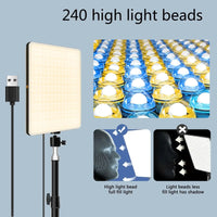 Key light LED USB à bras articulé pour visioconférence et streaming