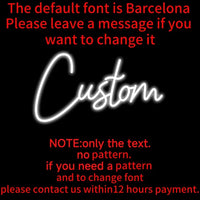 Néon LED personnalisé prénom ou texte, 20 à 100 cm