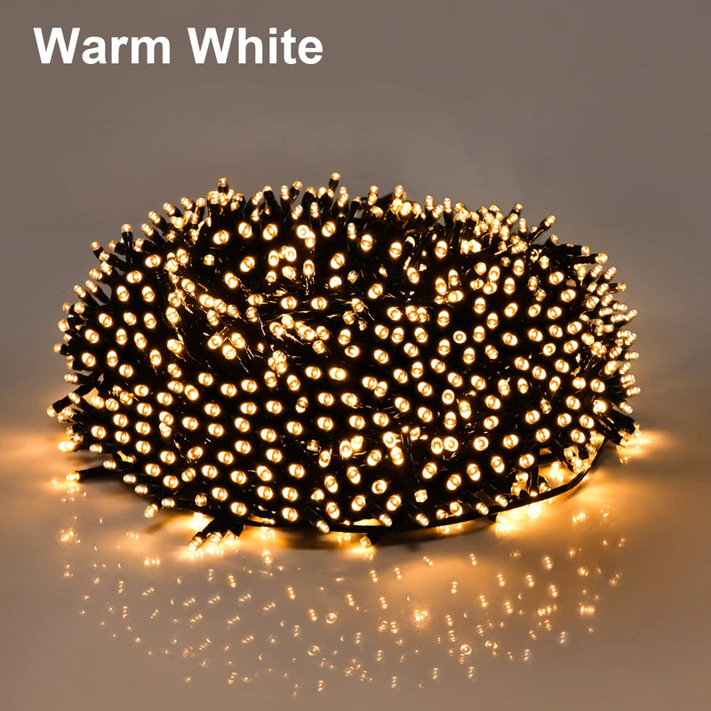 Guirlande lumineuse extérieur IP65 – version blanc chaud