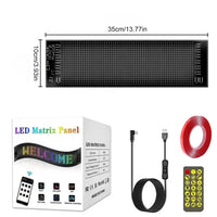 Panneau LED matriciel flexible – format 35 x 10 cm avec ses accessoires