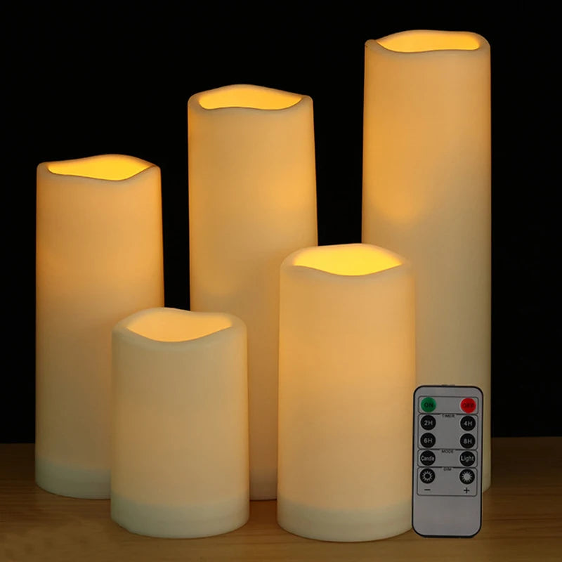 Bougies pilier LED géantes – vue 16