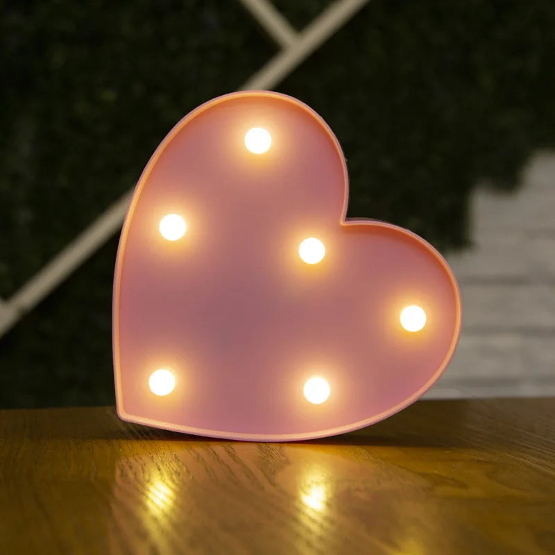 Lettres et chiffres lumineux LED à piles – vue 36