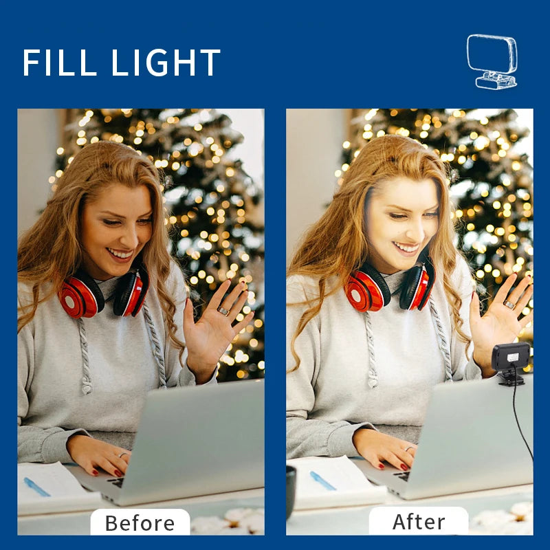 Lampe vidéo LED à clip – vue 7