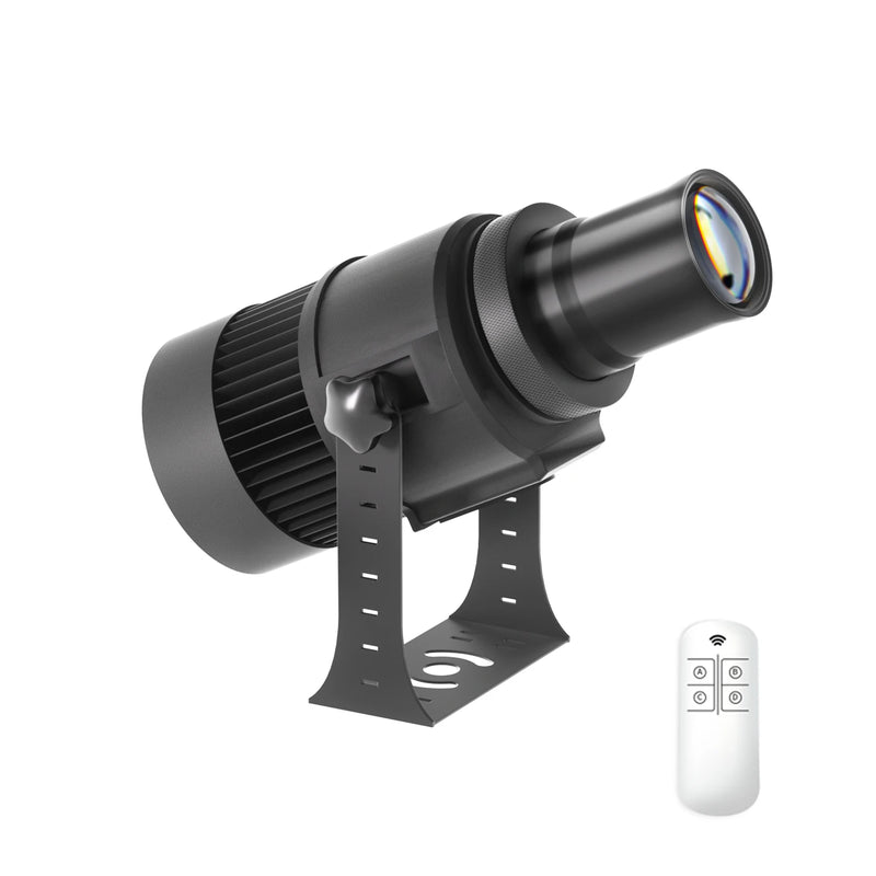 Projecteur gobo personnalisé IP67 rotatif, noir ou blanc, 35 à 100 W