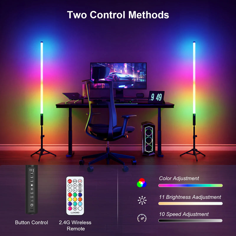 Tube LED RGB rechargeable 90 cm – vue 6