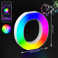 Lettres lumineuses LED RGB 15 cm – lettre O