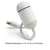 Mini projecteur ciel étoilé capsule USB – capsule vue de côté avec ses dimensions