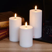 Bougies pilier LED géantes – vue 22