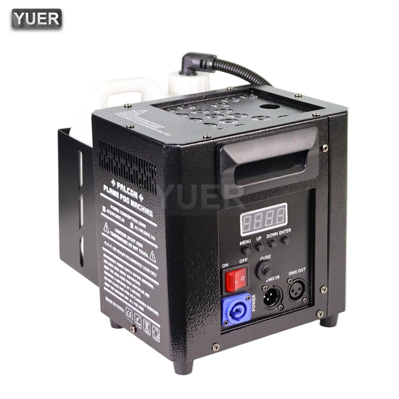 Machine à fumée 2000 W à jet latéral ou vertical, 18 LED RGB de 9 W, DMX et télécommande