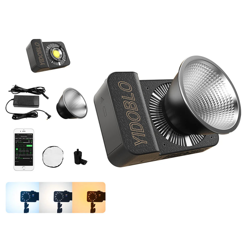 Lumière vidéo COB 100 W – vue 7