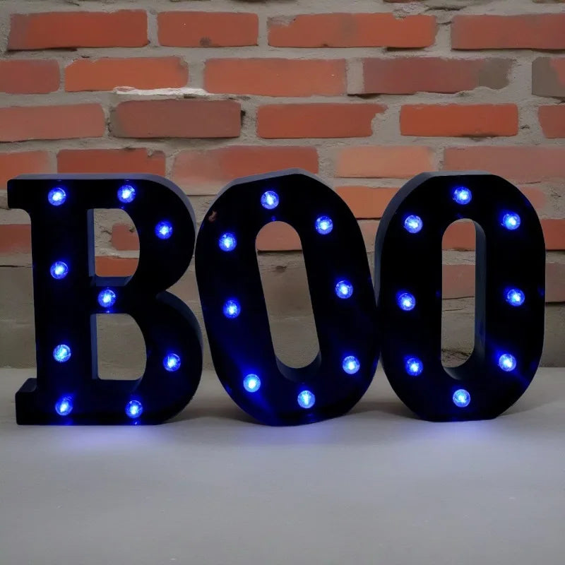 Lettres lumineuses BOO d'Halloween – vue 9