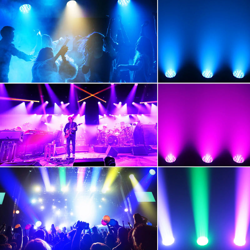 Lyre LED wash 19 x 15 W RGBW, zoom 10° à 55°, DMX 16 ou 24 canaux