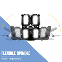 Ampoule LED de garage déformable 3 à 5 branches, culot E27/E26