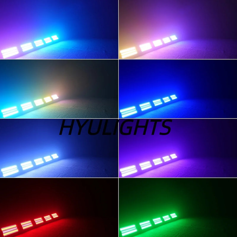 Stroboscope LED 400 W 5 en 1 – faisceaux colorés en wash