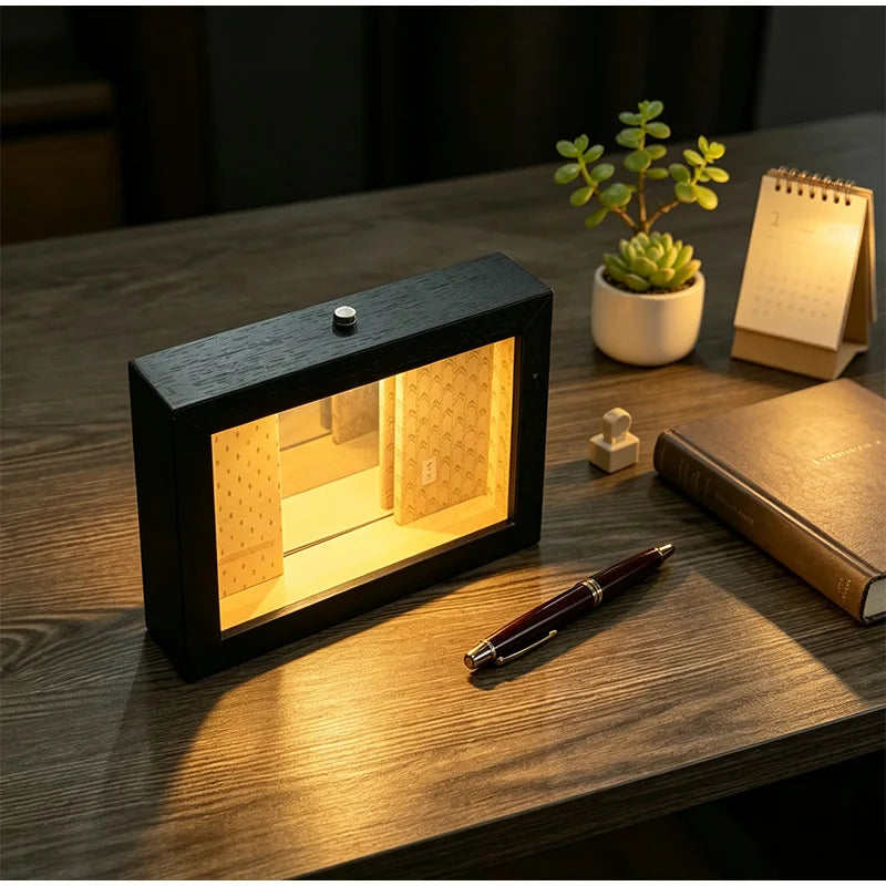 Miroir infini LED boîte à ombre – vue 9