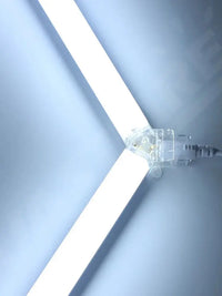 Plafonnier LED hexagonal garage blanc 6500 K, 1 à 14 hexagones