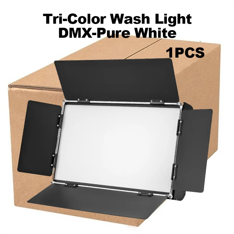 Lumière douce tricolore 200 W DMX, 3200-6200 K, pour studio, vidéo et scène, 1 ou 2 projecteurs