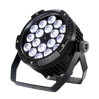 Projecteur PAR LED étanche IP65, 18 LED RGBW ou RGBWA UV, DMX
