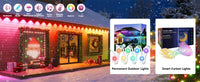 Rideau lumineux de Noël pour façade – vue 14