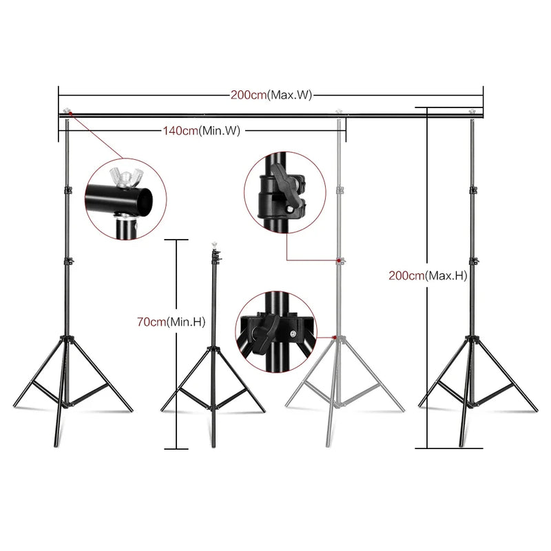 Kit éclairage studio photo – vue 16