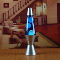 Lampe à lave cône 36 cm, base en alliage, 10 coloris