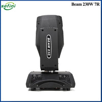 Lyres beam 7R 230 W – vue de profil d'une lyre