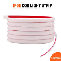 Ruban LED COB néon IP68 – version à fil à deux conducteurs