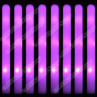 Bâtons lumineux LED en mousse, lot de 30, 3 modes, 9 coloris