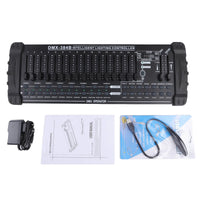 Jeu d'orgue lumière DMX 384 canaux – contenu du colis : console, adaptateur secteur, manuel et lampe flexible