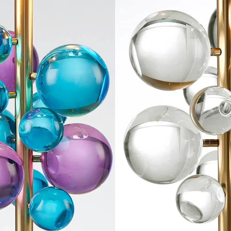 Lampe champignon à boules de verre – vue 18