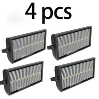 Stroboscope LED 200 W – lot de 4 appareils vus de face