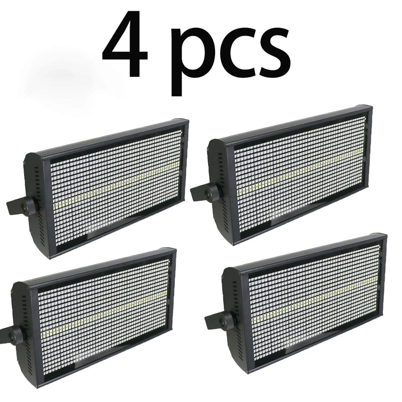Stroboscope LED 200 W – lot de 4 appareils vus de face