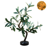 Arbre lumineux bonsaï – modèle olivier vert
