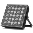 Projecteur LED carré 200 W laveur de mur, 25 LED dorées et 217 LED RGB, DMX et RDM