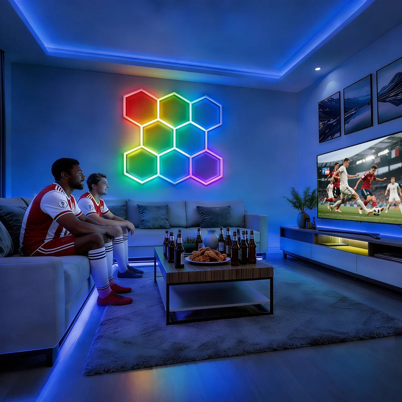 Lumière hexagonale RGB – vue 2