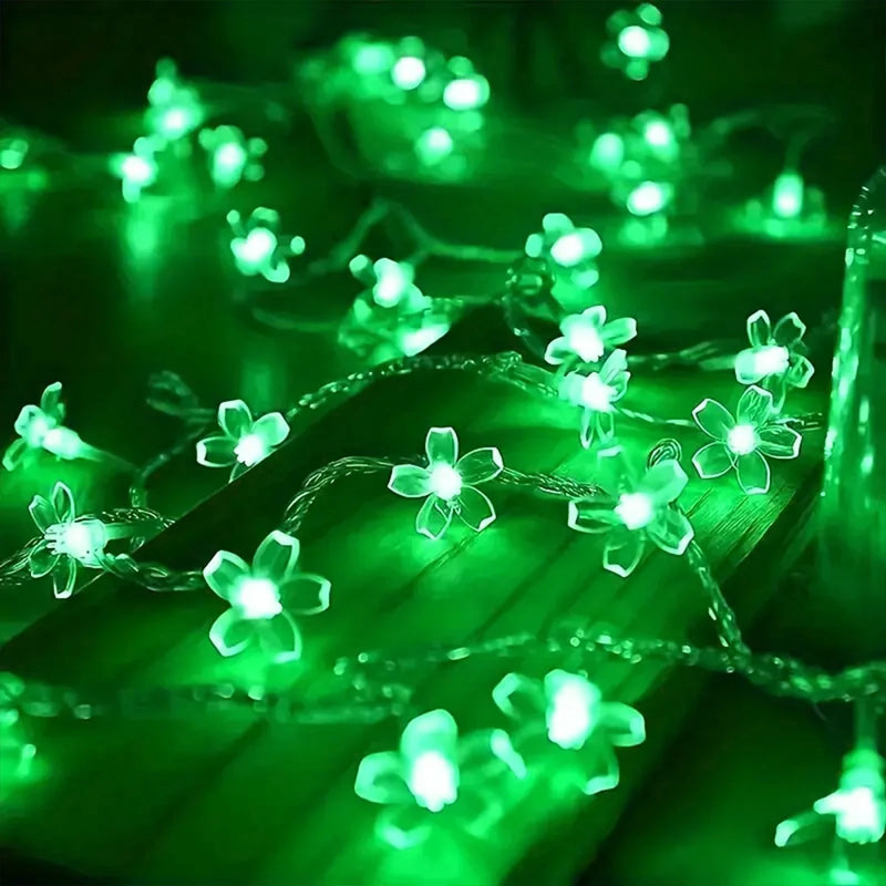 Guirlande lumineuse fleurs de cerisier 10 m – vue 8