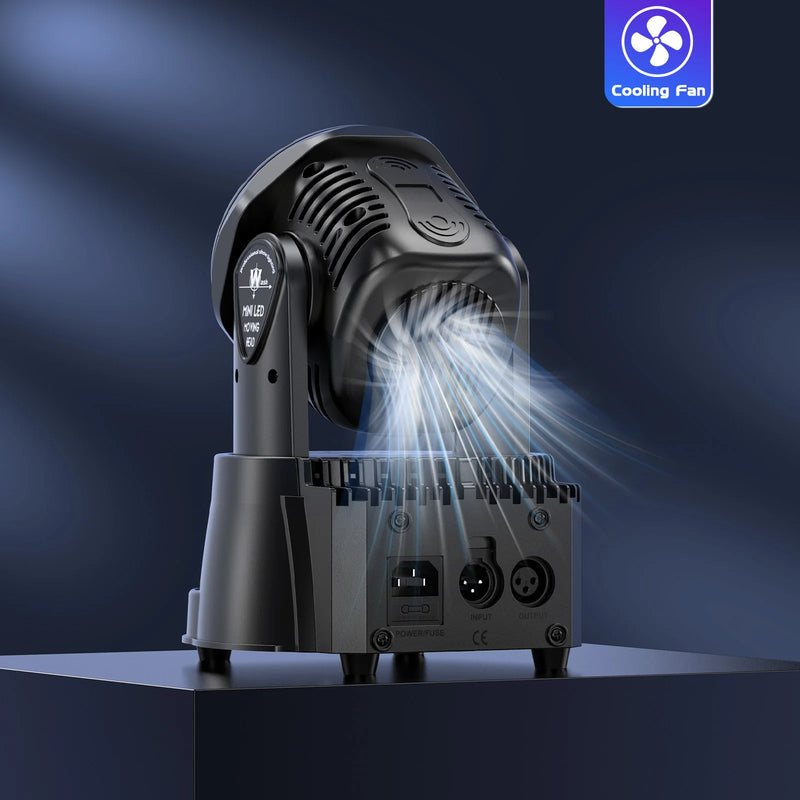 Lyre LED wash 7 x 15 W RGBW, à l'unité ou par lot, télécommande, DMX
