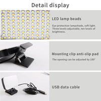 Lampe vidéo LED à clip – vue 15