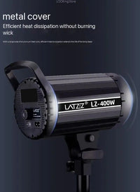 Lumière COB bicolore 300, 400 ou 500 W pour studio, vidéo et live
