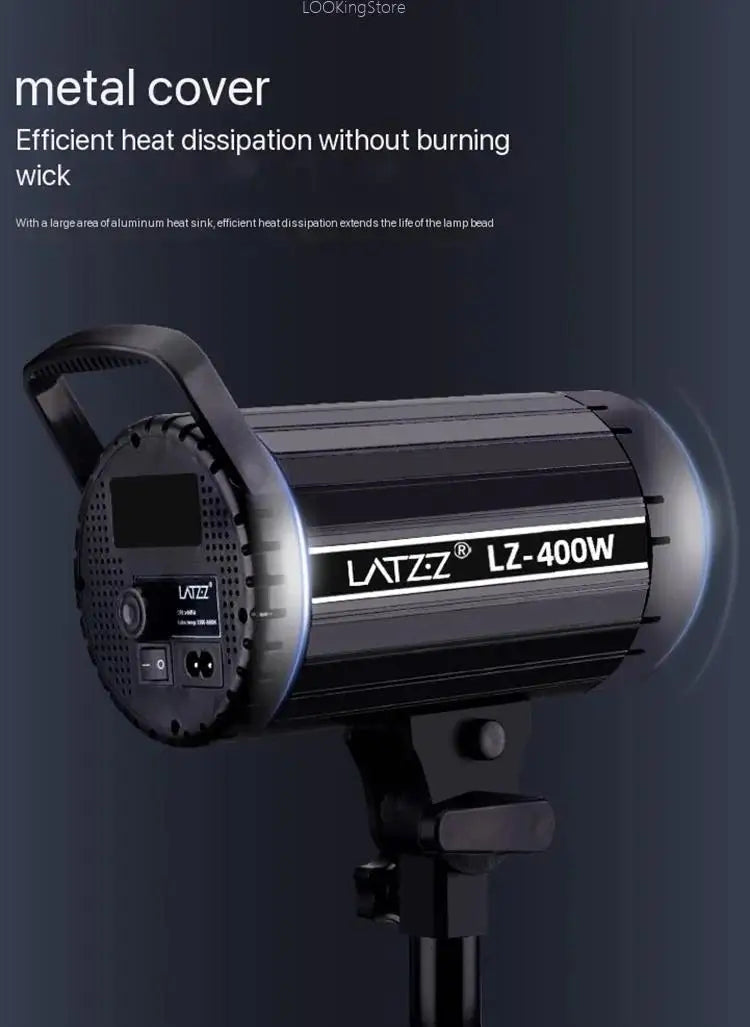 Lumière COB bicolore 300, 400 ou 500 W pour studio, vidéo et live