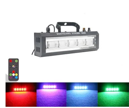 Stroboscope LED 100 W – version RGB avec télécommande