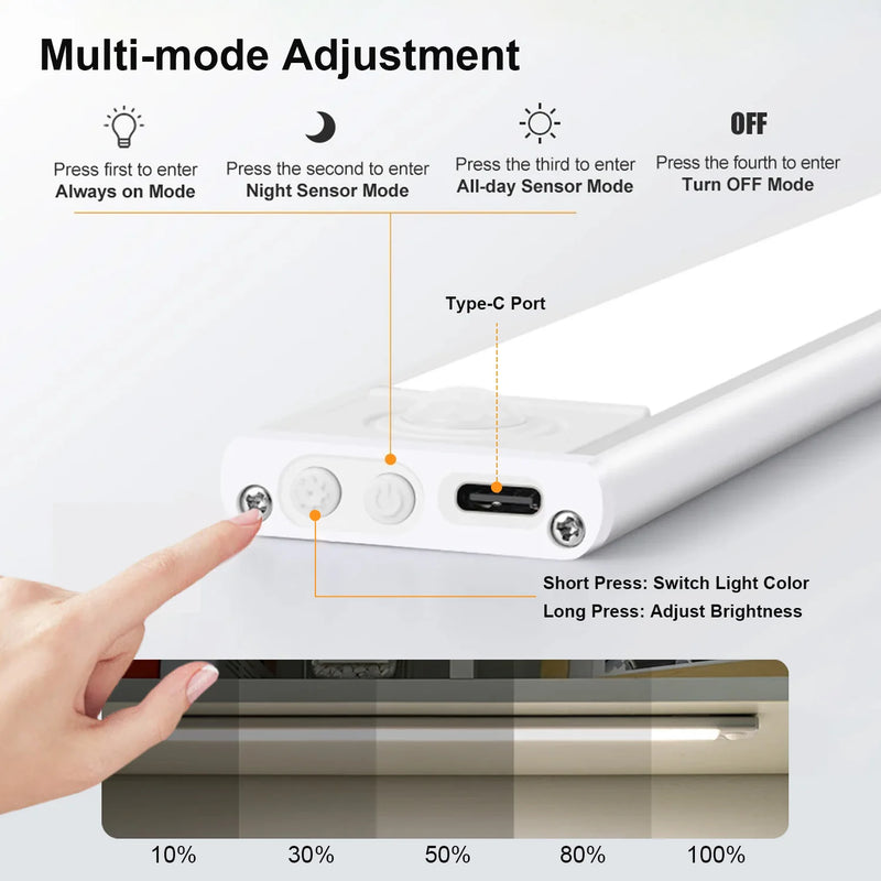 Lampe LED ultra-fine à détecteur – vue 19