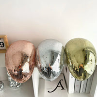 Boule à facettes déco fondue – trois coloris : or rose, argenté et doré