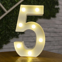 Lettres et chiffres lumineux LED à piles – vue 41