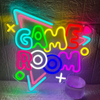 Néon gaming LED manette de jeu pour chambre de gamer, 9 modèles