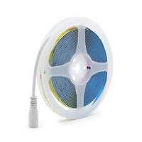 Ruban LED COB à rangées – bobine avec câble et connecteur DC
