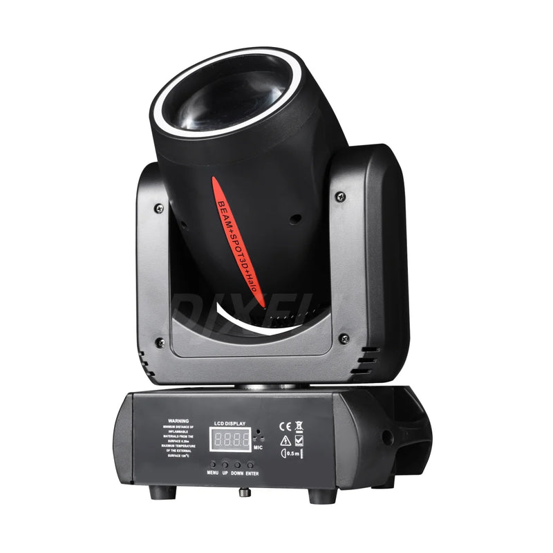Lyre LED beam spot 3D et halo – vue 7