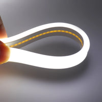 Ruban LED néon COB double face IP65 – ruban blanc froid en boucle