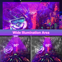 Lumière noire UV LED – vue 4