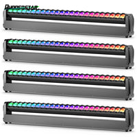Barre LED RGBW pour éclairage mural, lot de 4, DMX, 36 ou 200 W